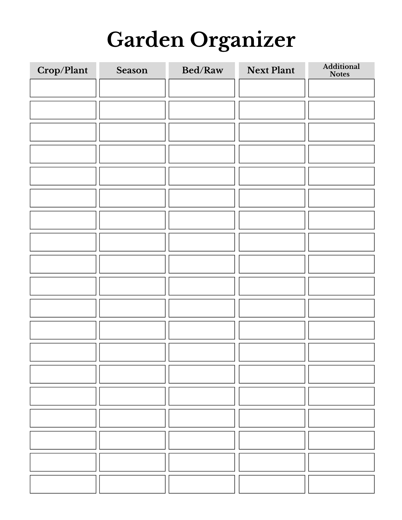 Complete Household Planner