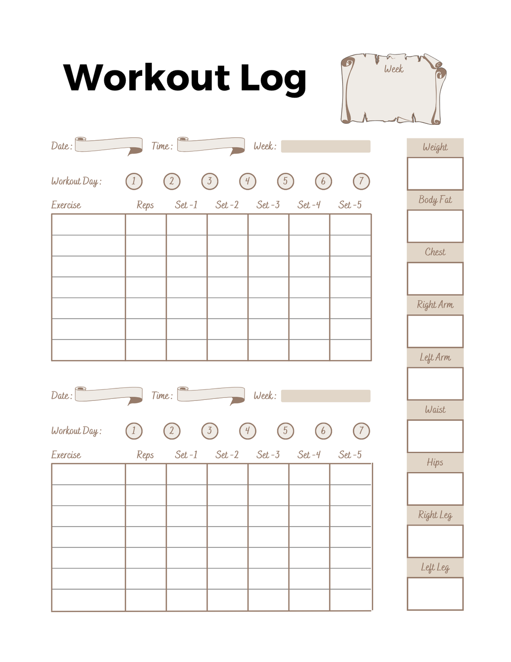 115 Pages Editable Canva Template