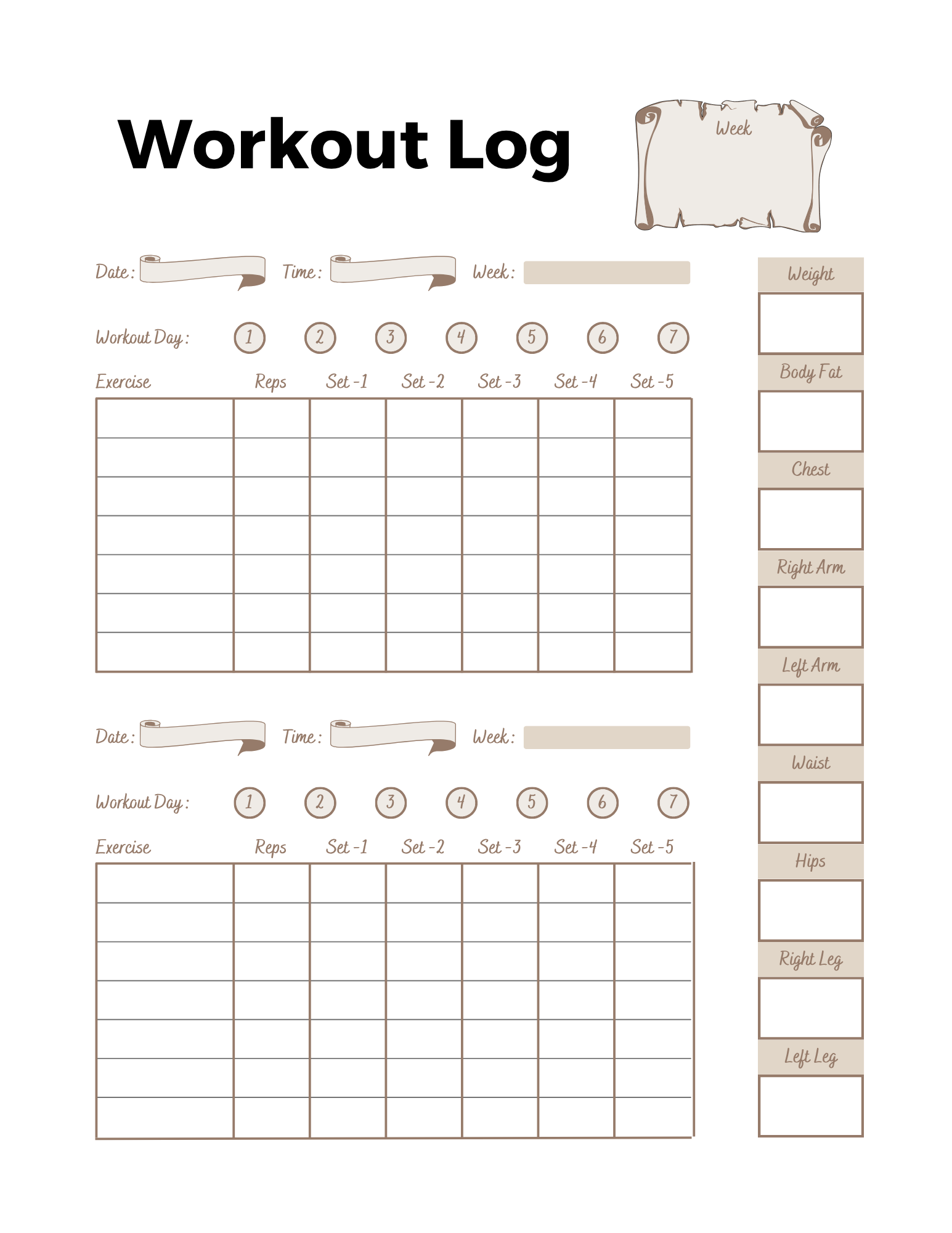 115 Pages Editable Canva Template