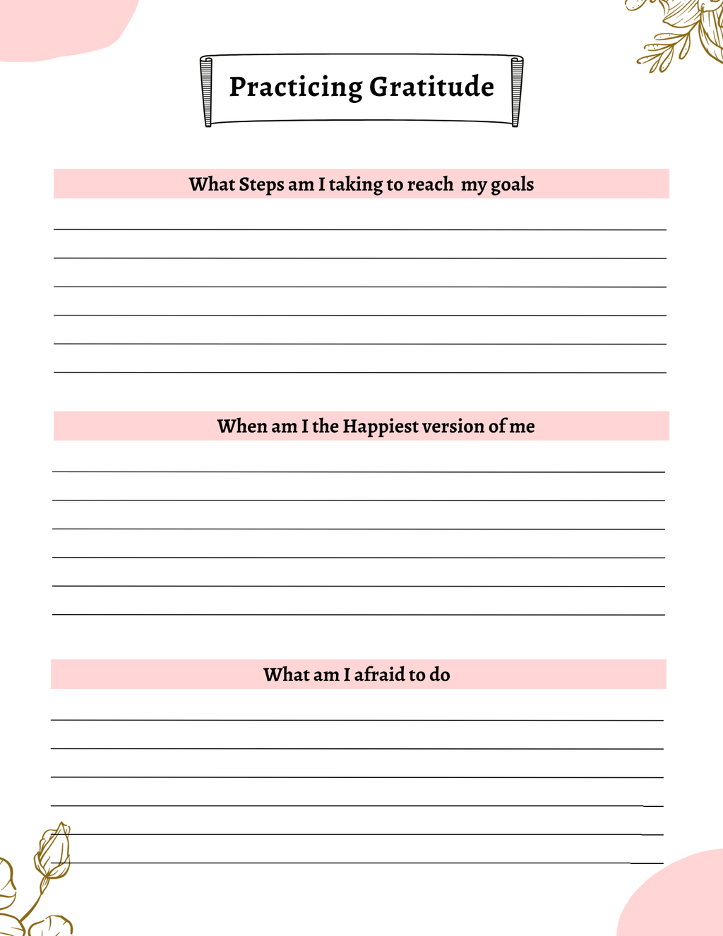 Bliss Gratitude Journal