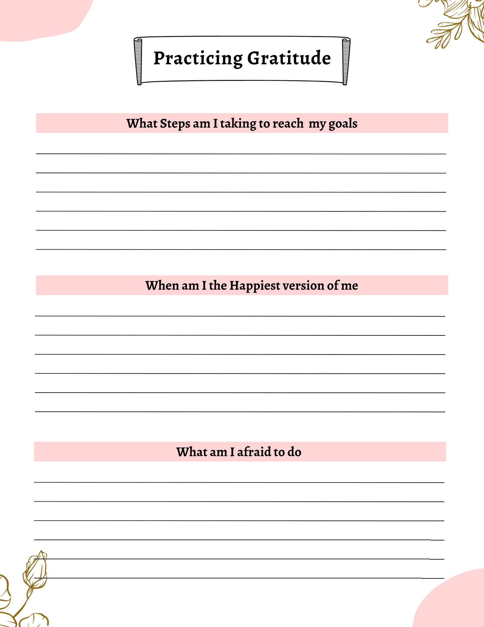 Bliss Gratitude Journal