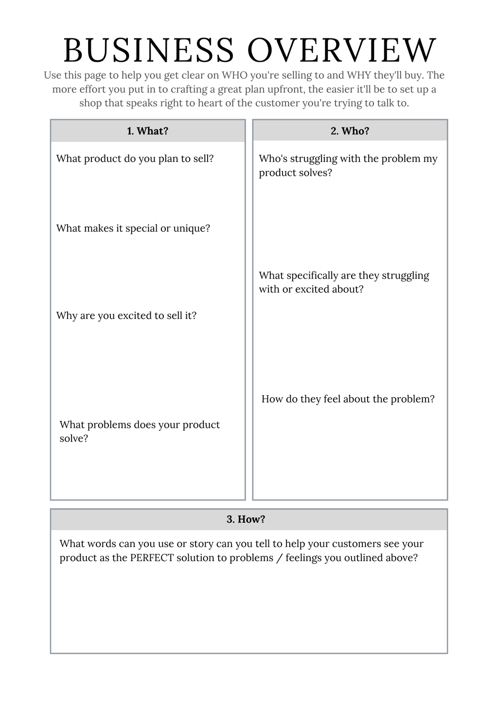 Shopify Success Planner