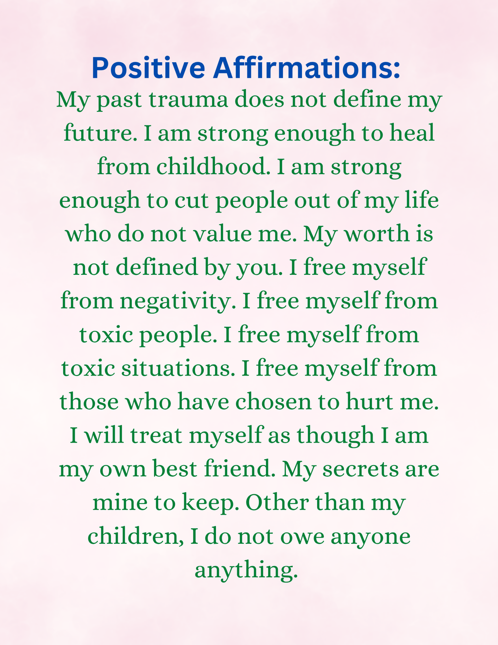 1000 Positive Affirmation for Women