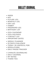Bullet Journal
