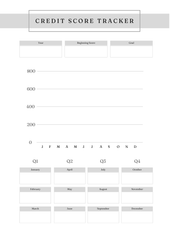 Ultimate Credit Score Tracker