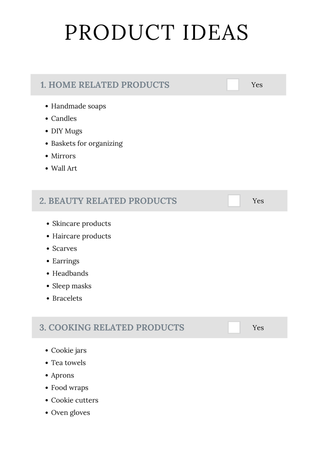 Handmade Business Planner