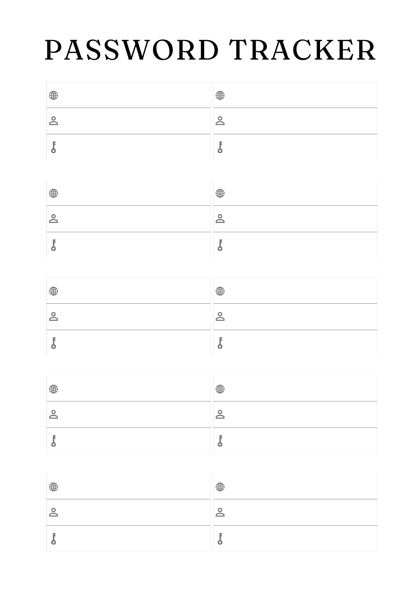 Household Management Planner