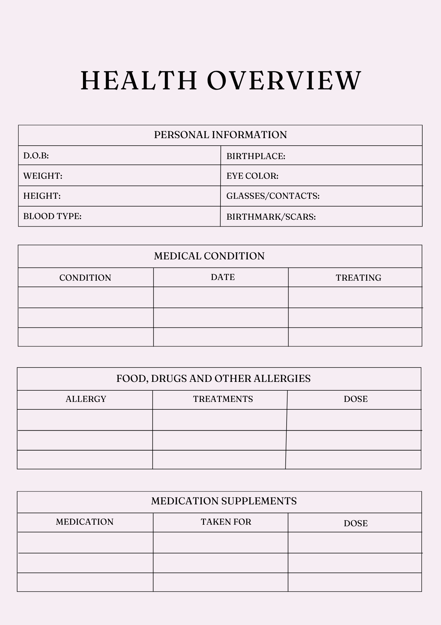 Ultimate Nutrition Wellness Planner