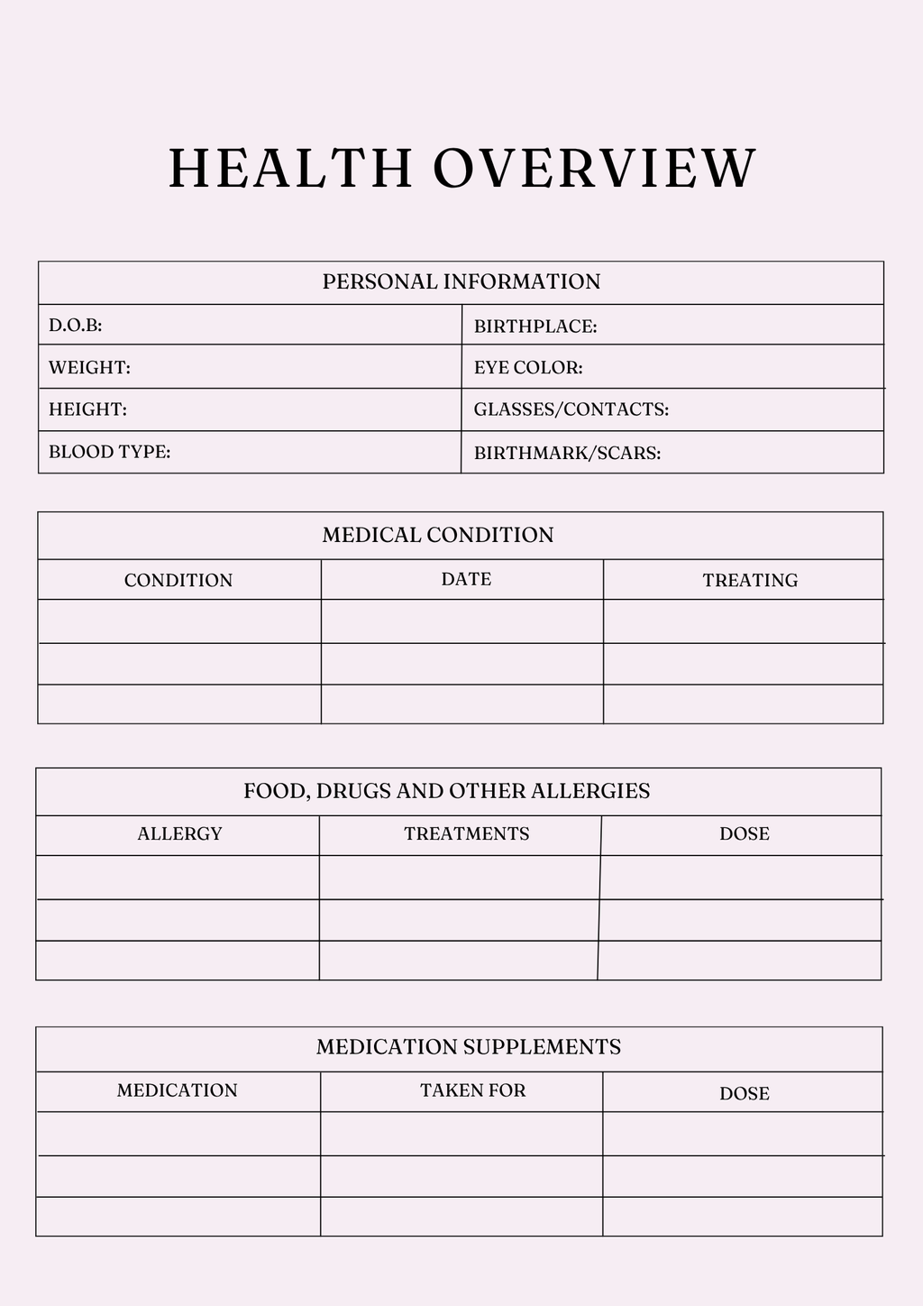 Ultimate Nutrition Wellness Planner