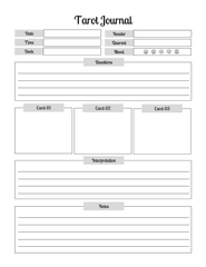 Tarot Journal
