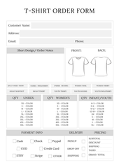 Order Forms Bundle
