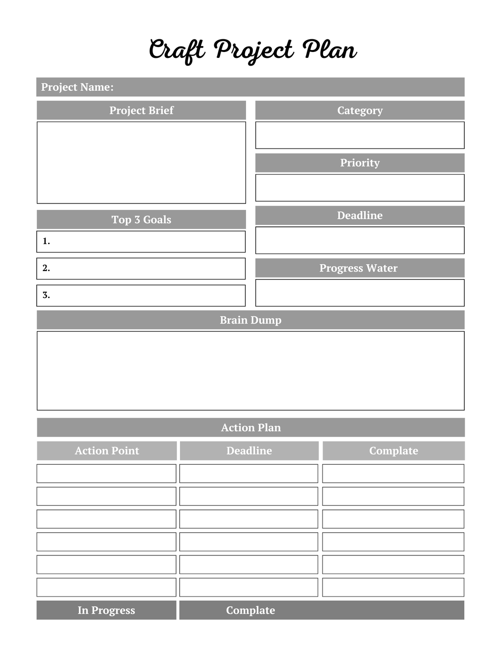 Craft Business Planner