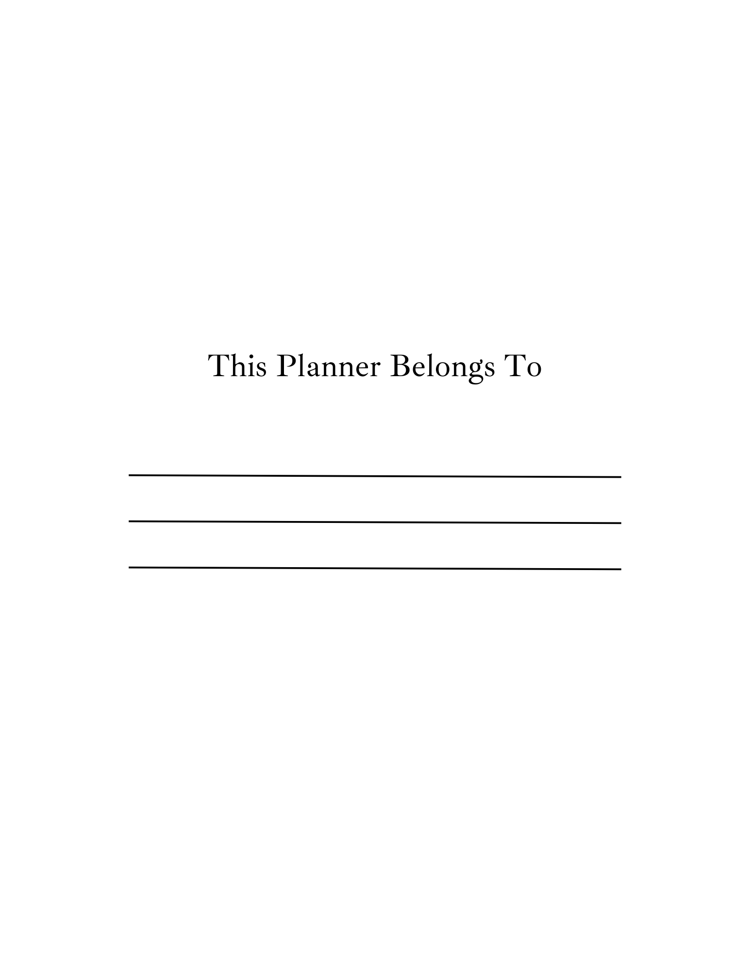 End of Life Planner
