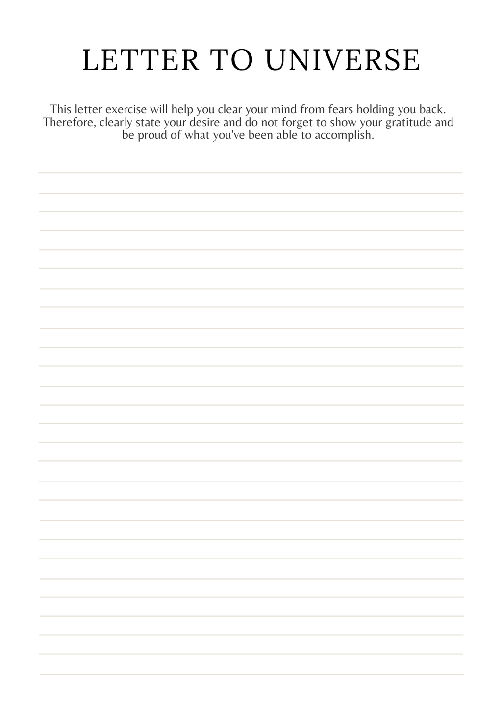 Law of Attraction Mastery Planner