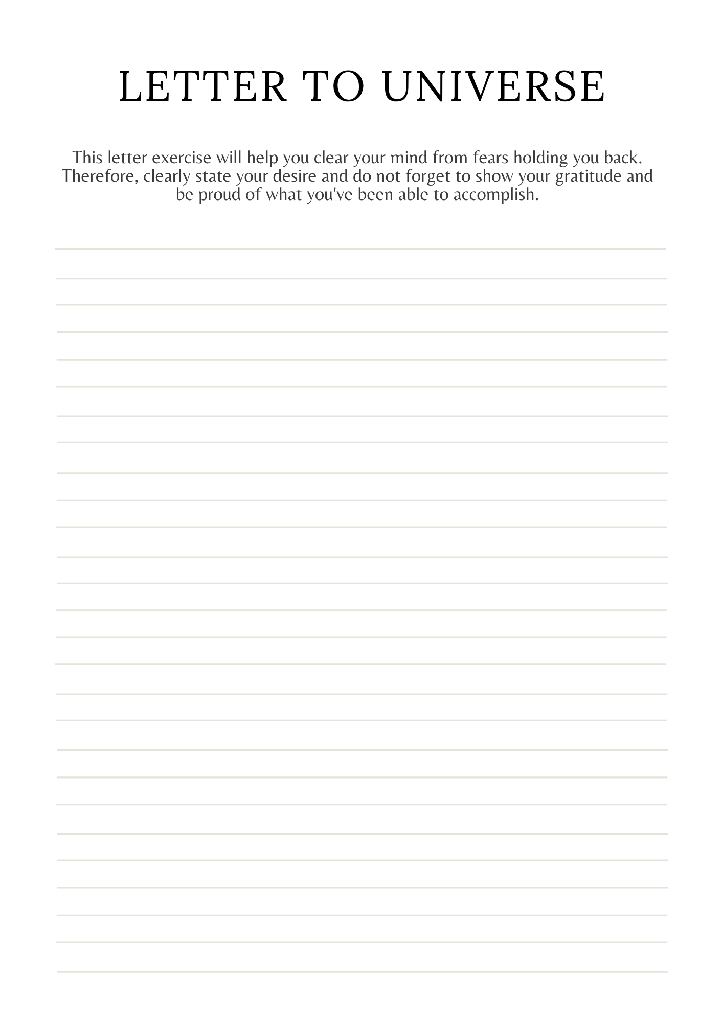 Law of Attraction Mastery Planner