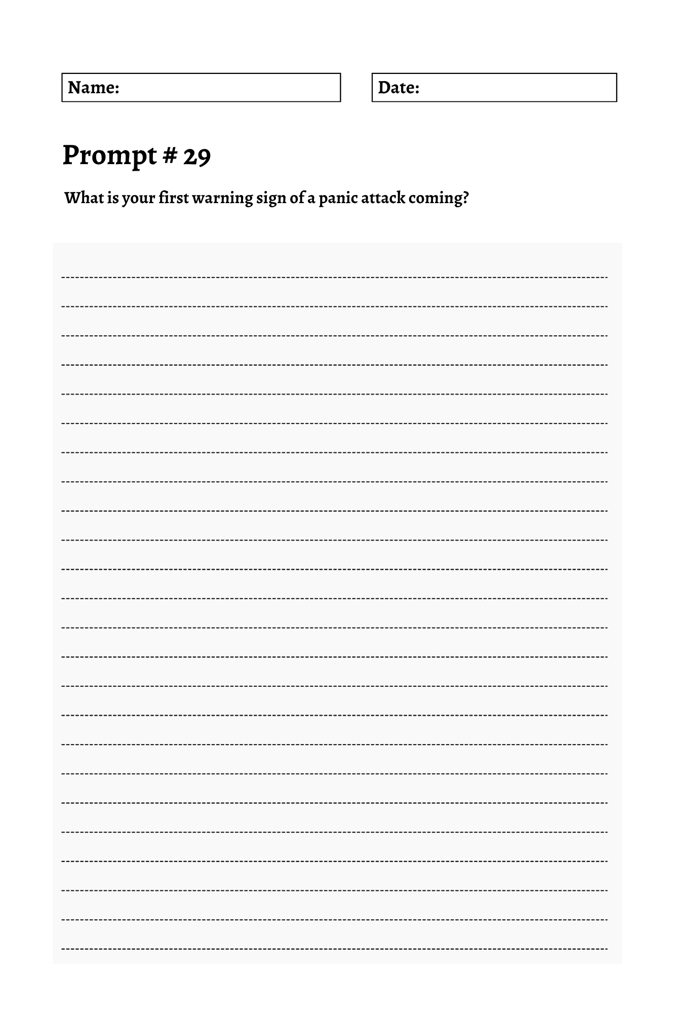 200 Mental Health Journey Prompts