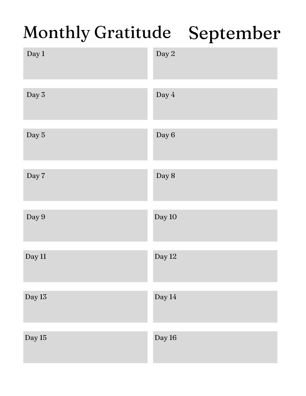 Serenity Prayer Journal