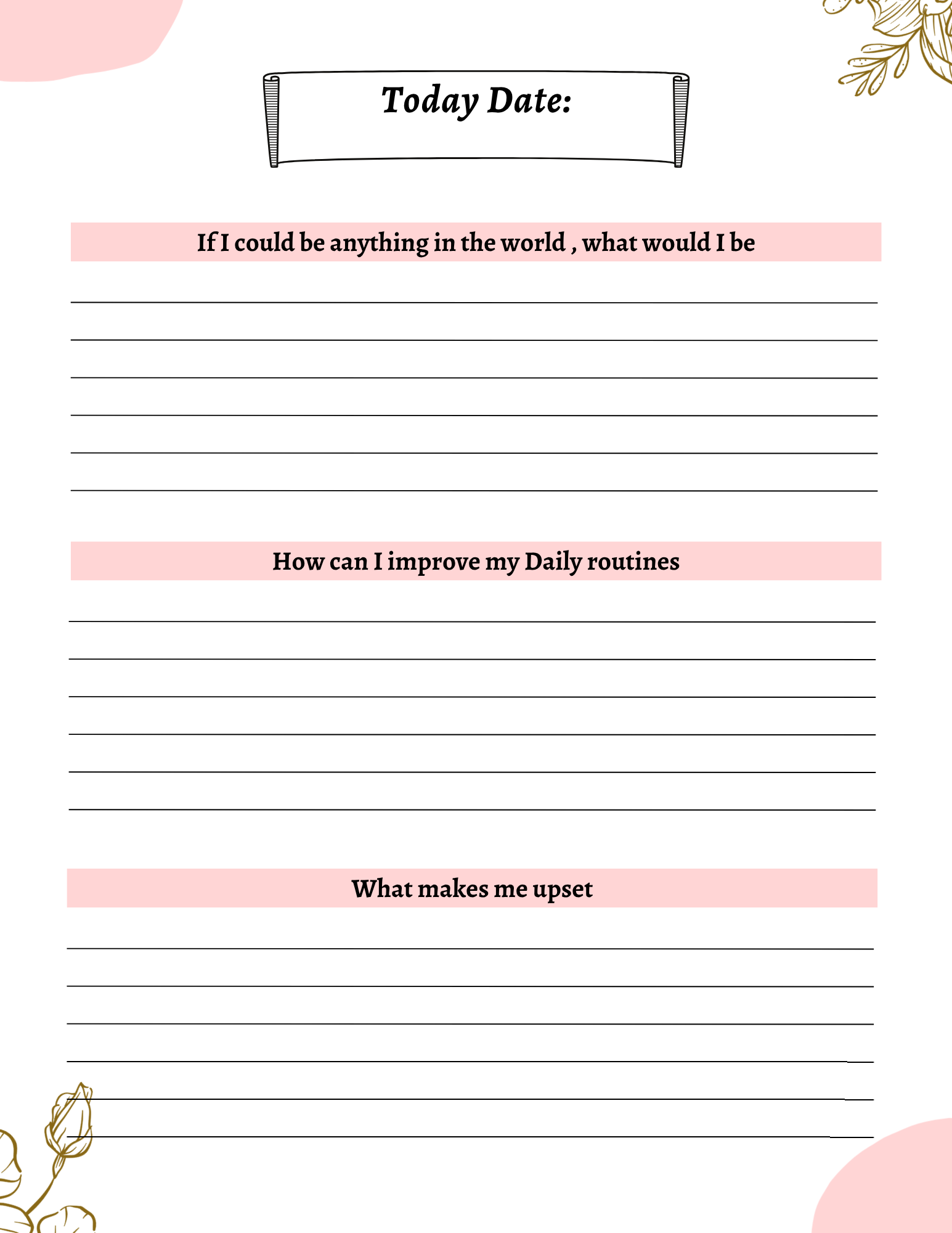 Bliss Gratitude Journal