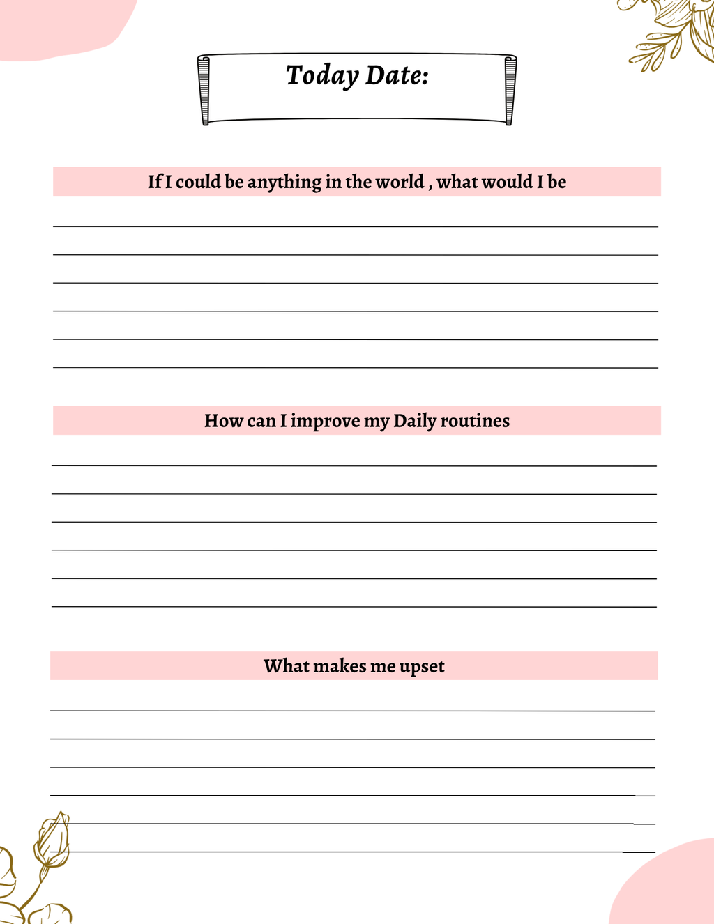 Bliss Gratitude Journal