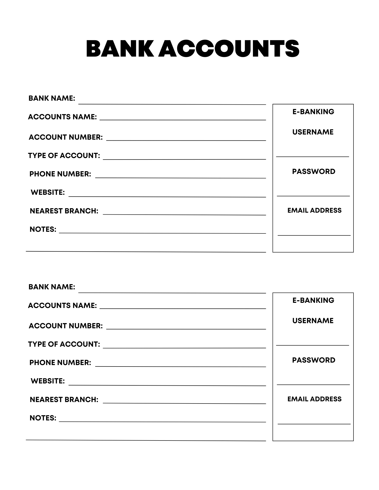 Vibrant Rainbow Budget Planner