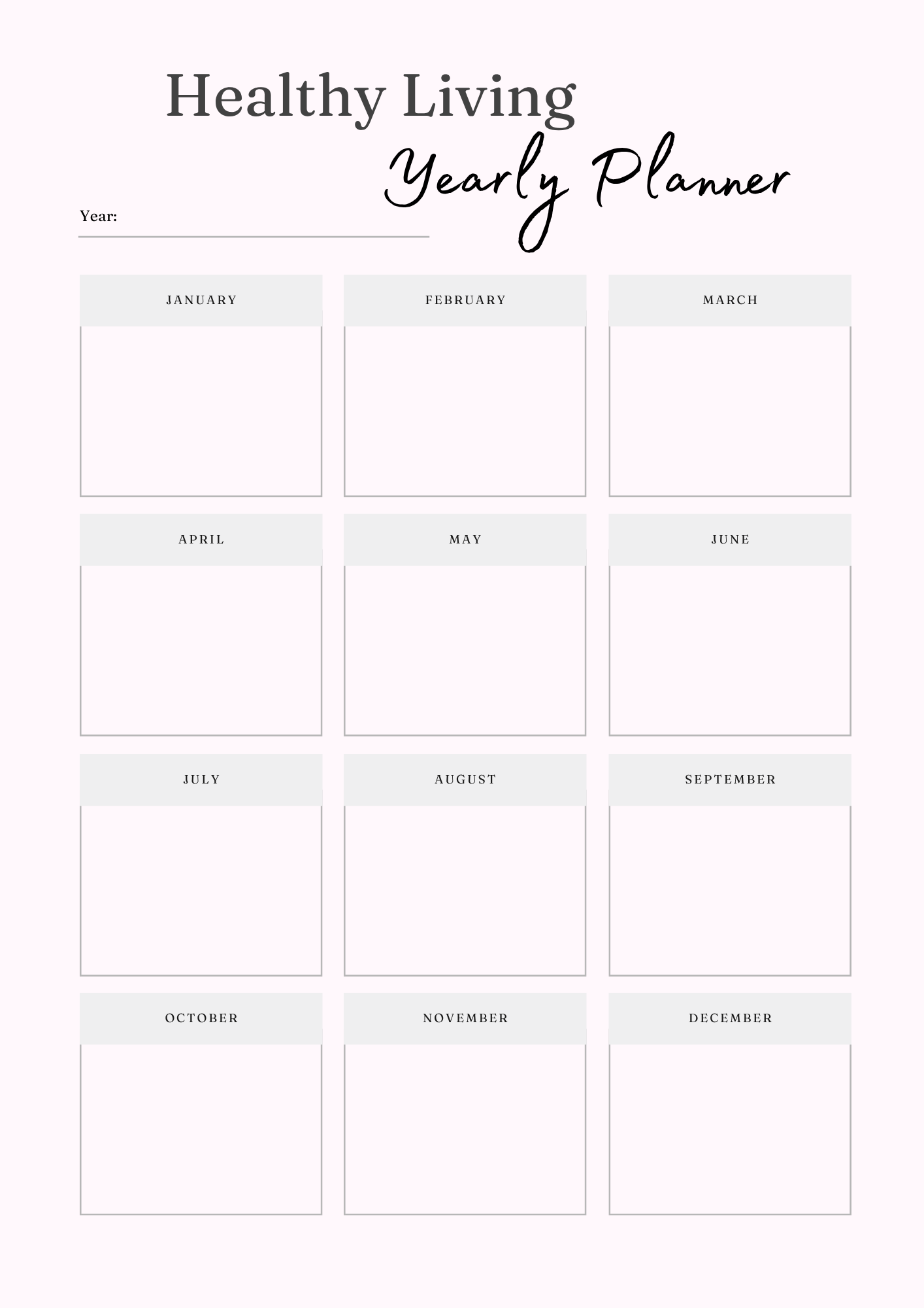 Healthy Living Journal