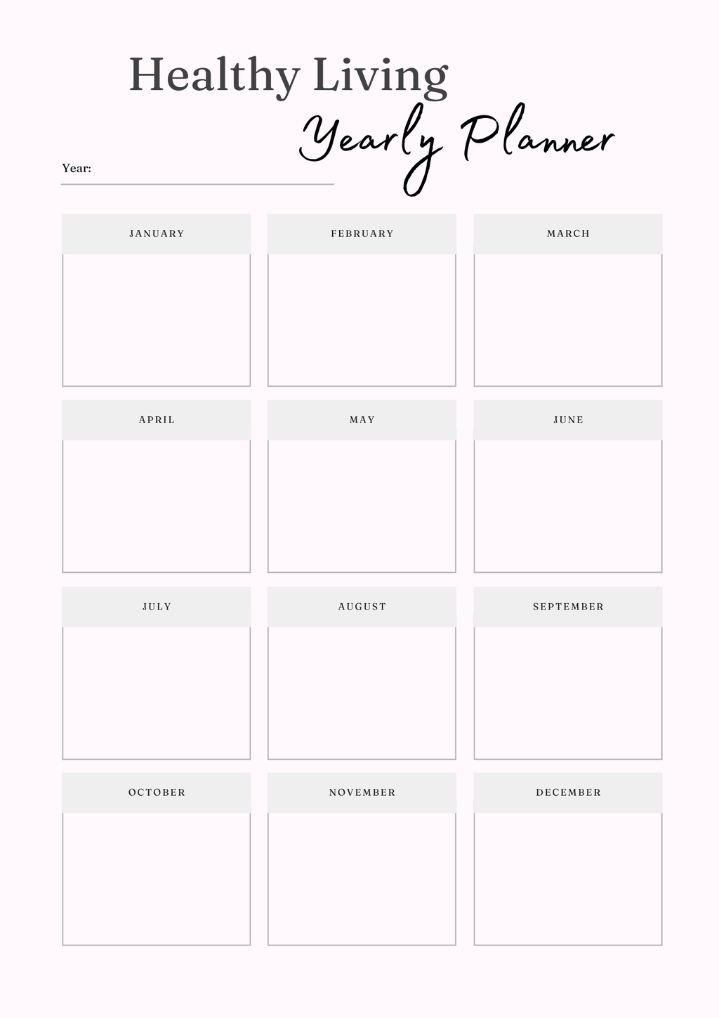 Healthy Living Journal