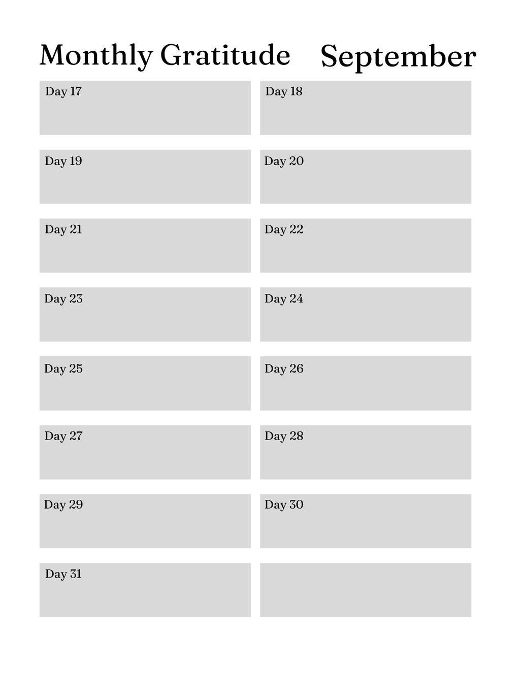 Serenity Prayer Journal