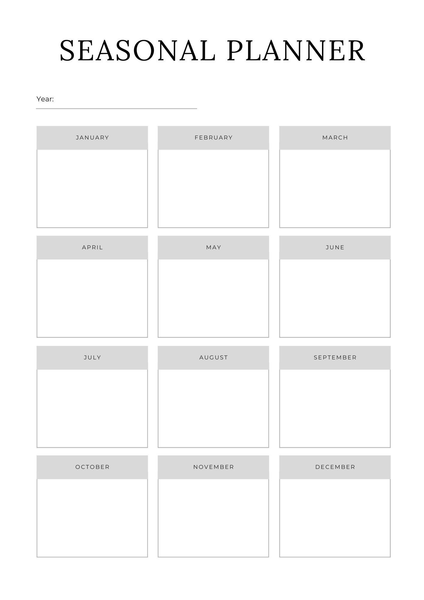 Digital Product Planner