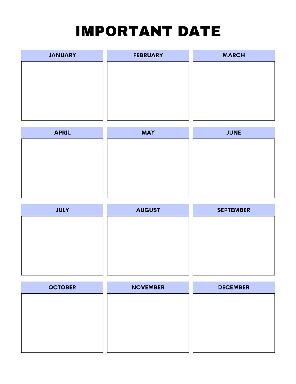 Work From Home Planner