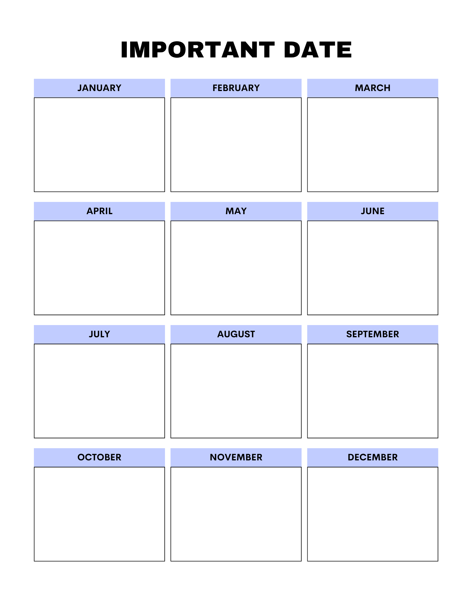 Work From Home Planner