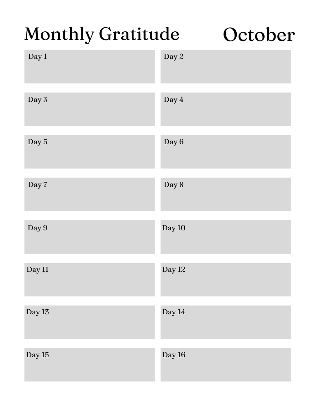 Serenity Prayer Journal