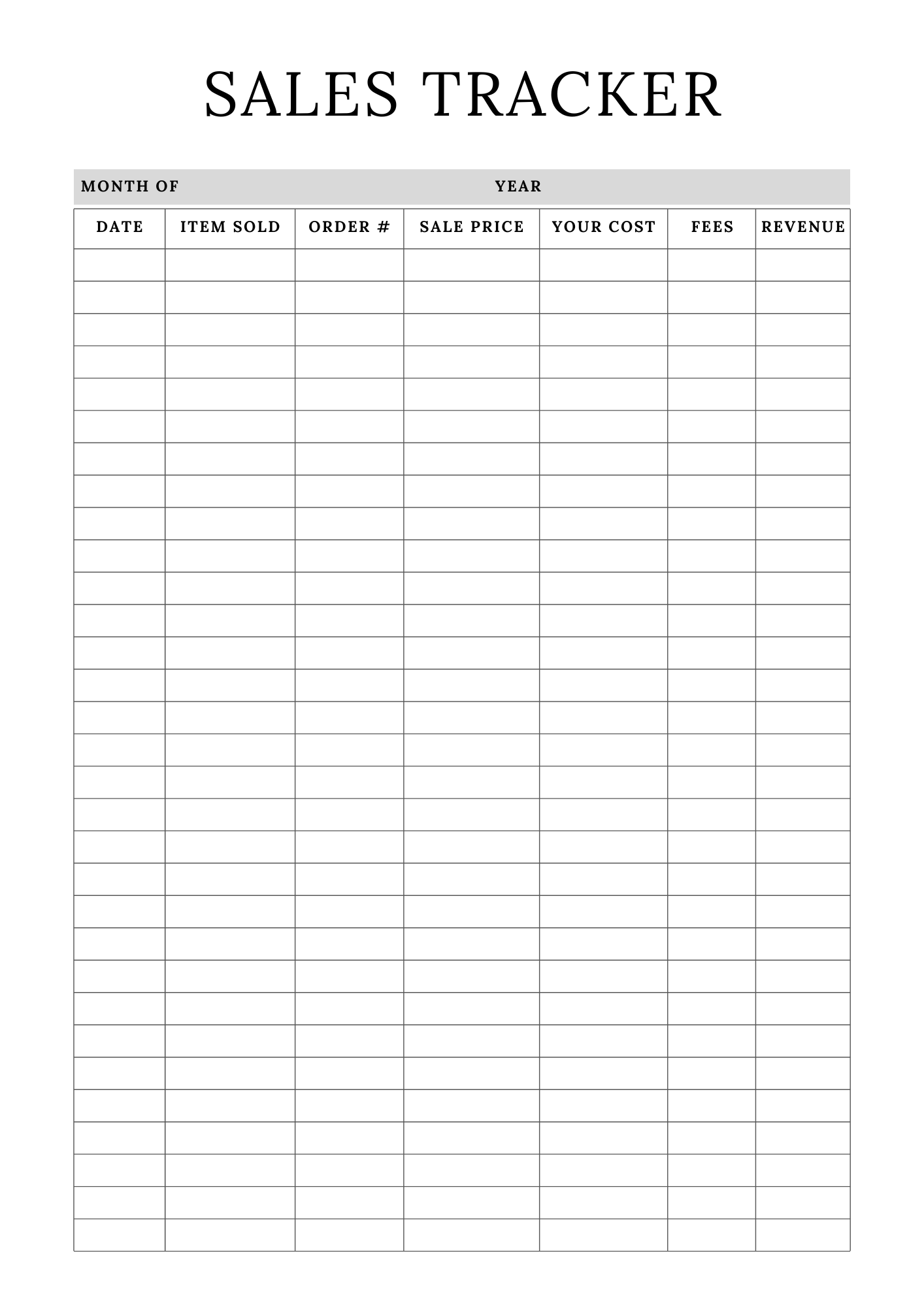 Etsy Shop Planner