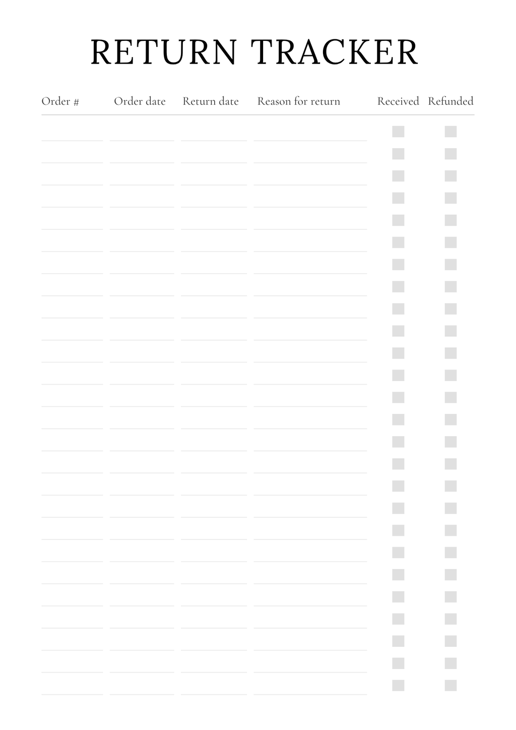 Shopify Success Planner