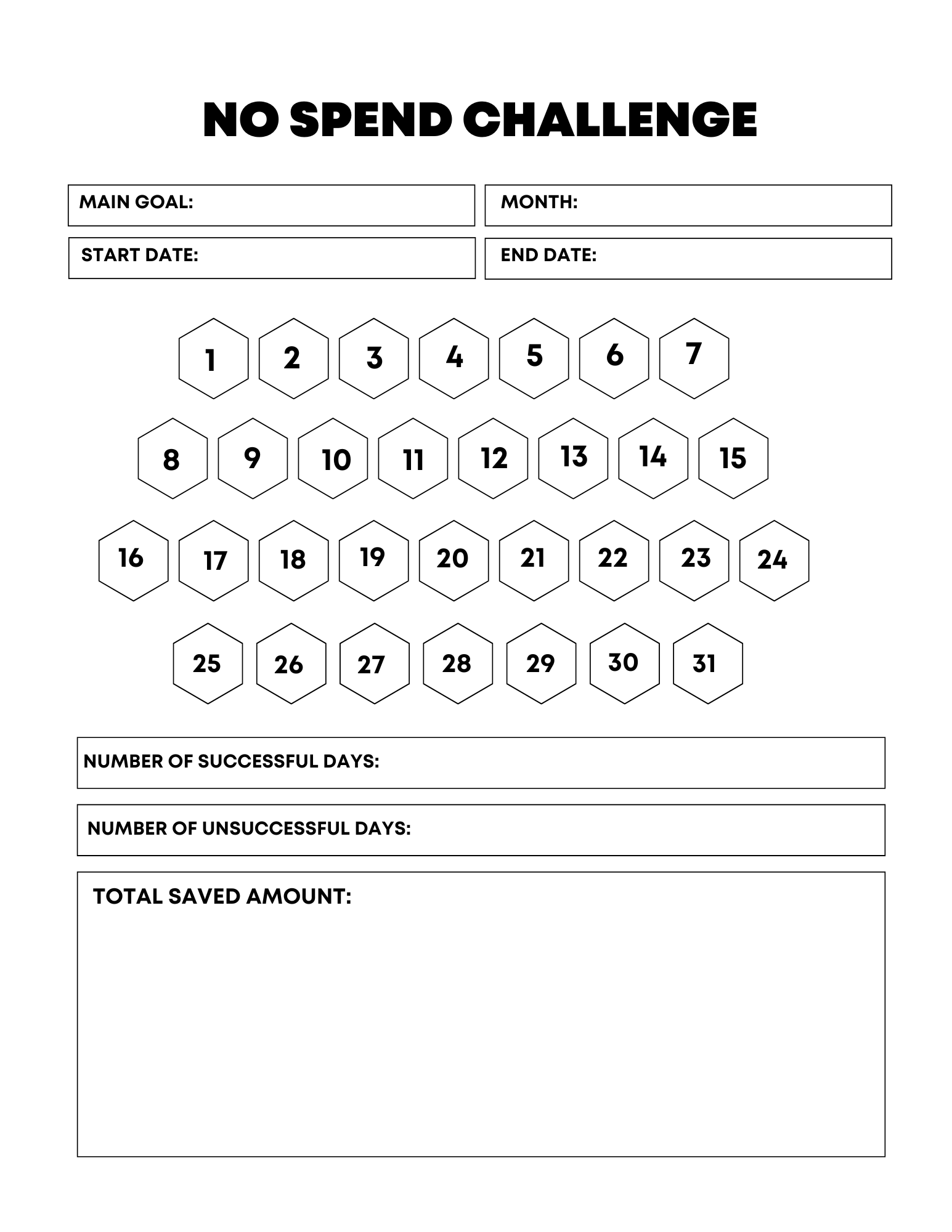 Vibrant Rainbow Budget Planner