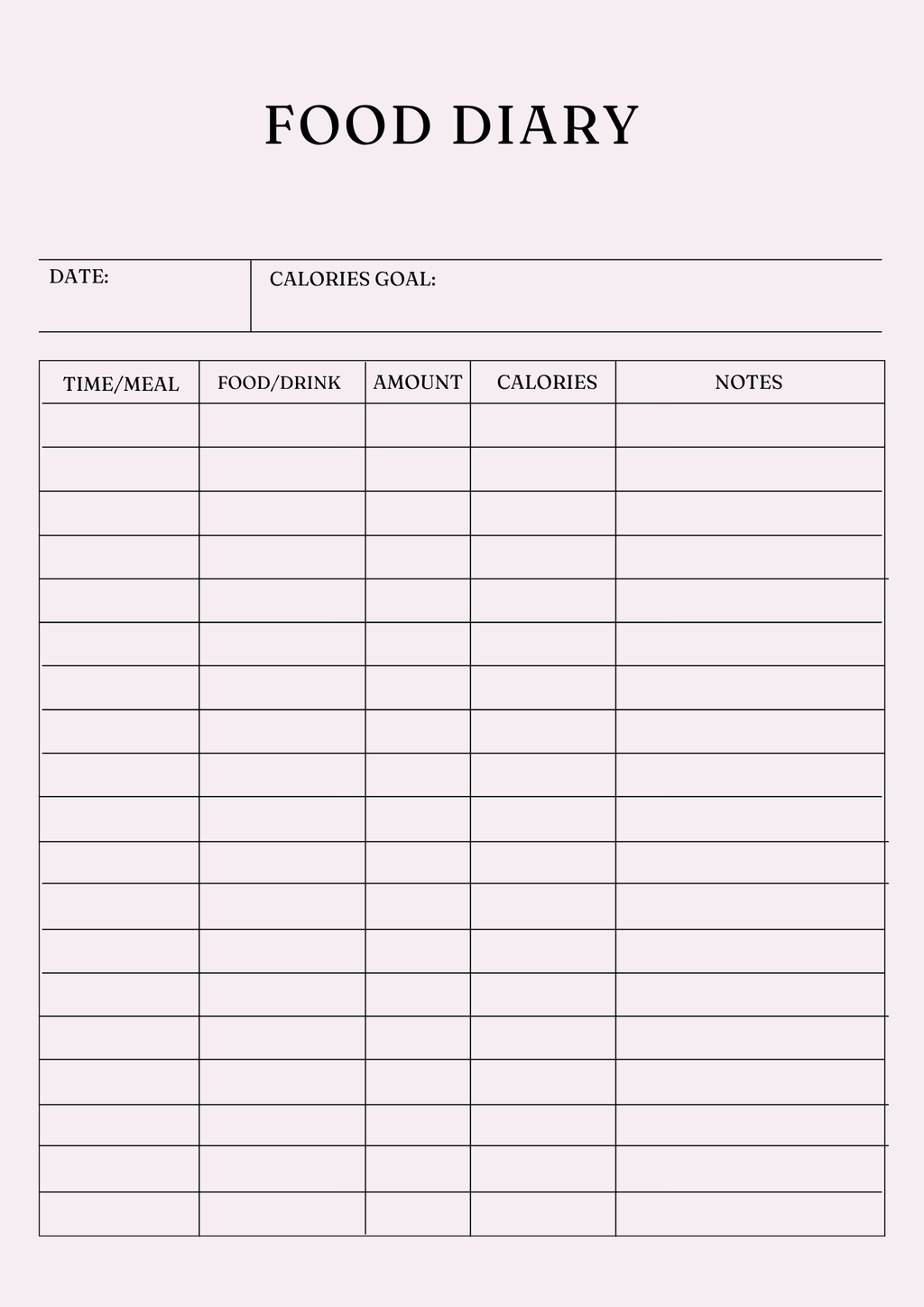 Ultimate Nutrition Wellness Planner