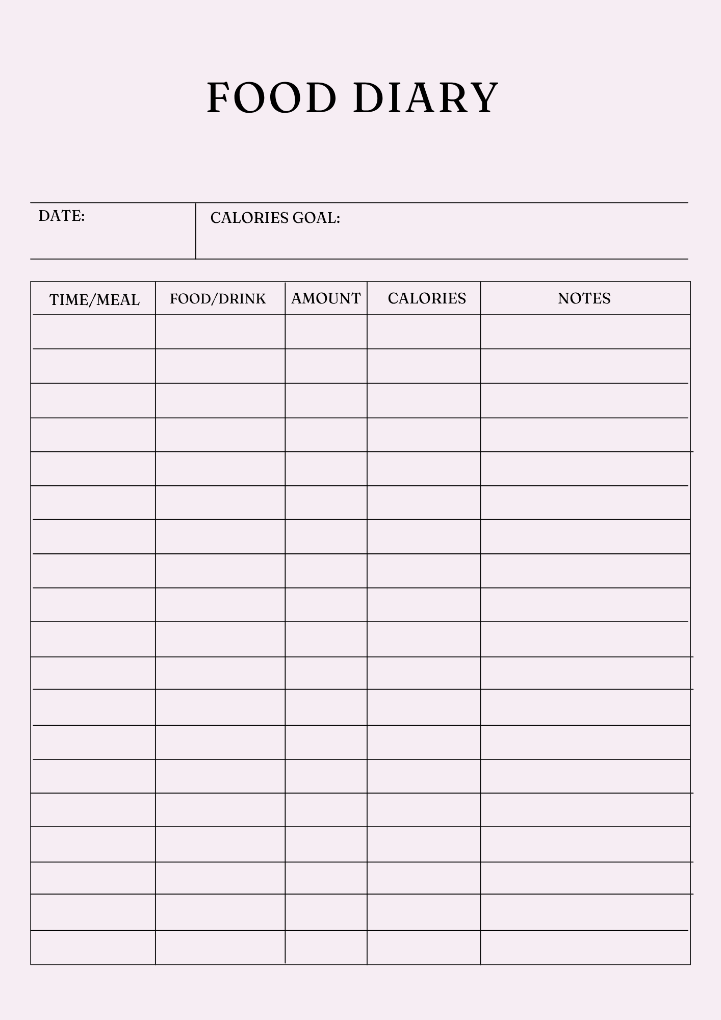 Ultimate Nutrition Wellness Planner