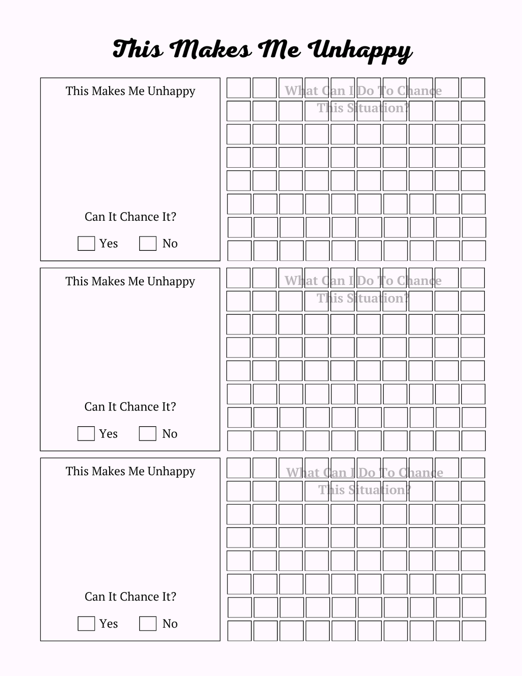 Colorful Self Care Planner