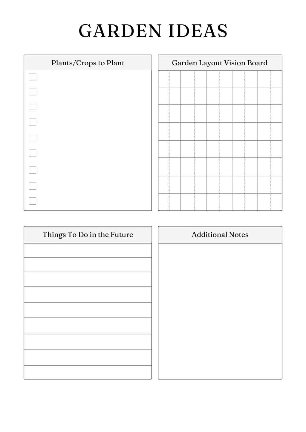 Ultimate Garden Planner