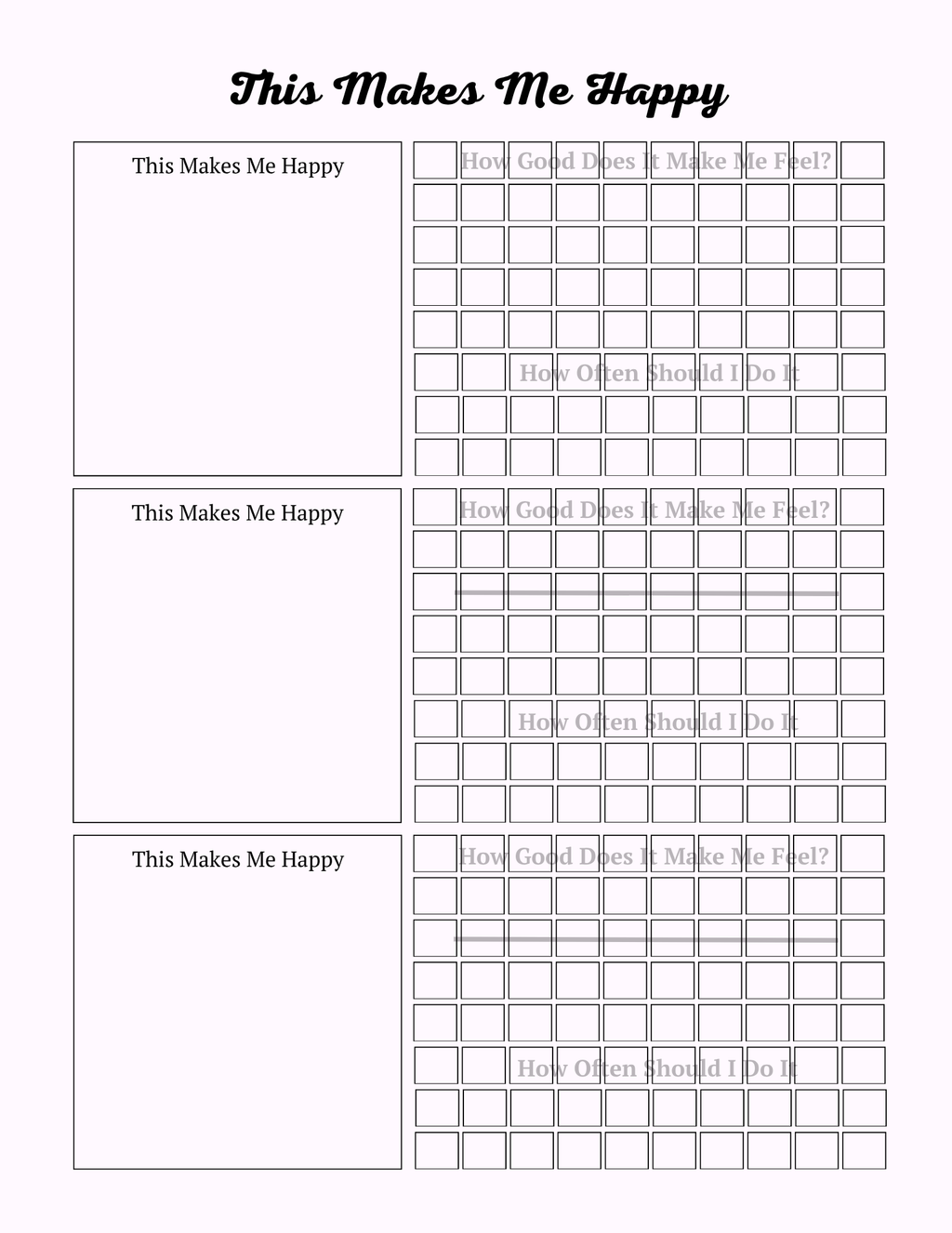 Colorful Self Care Planner