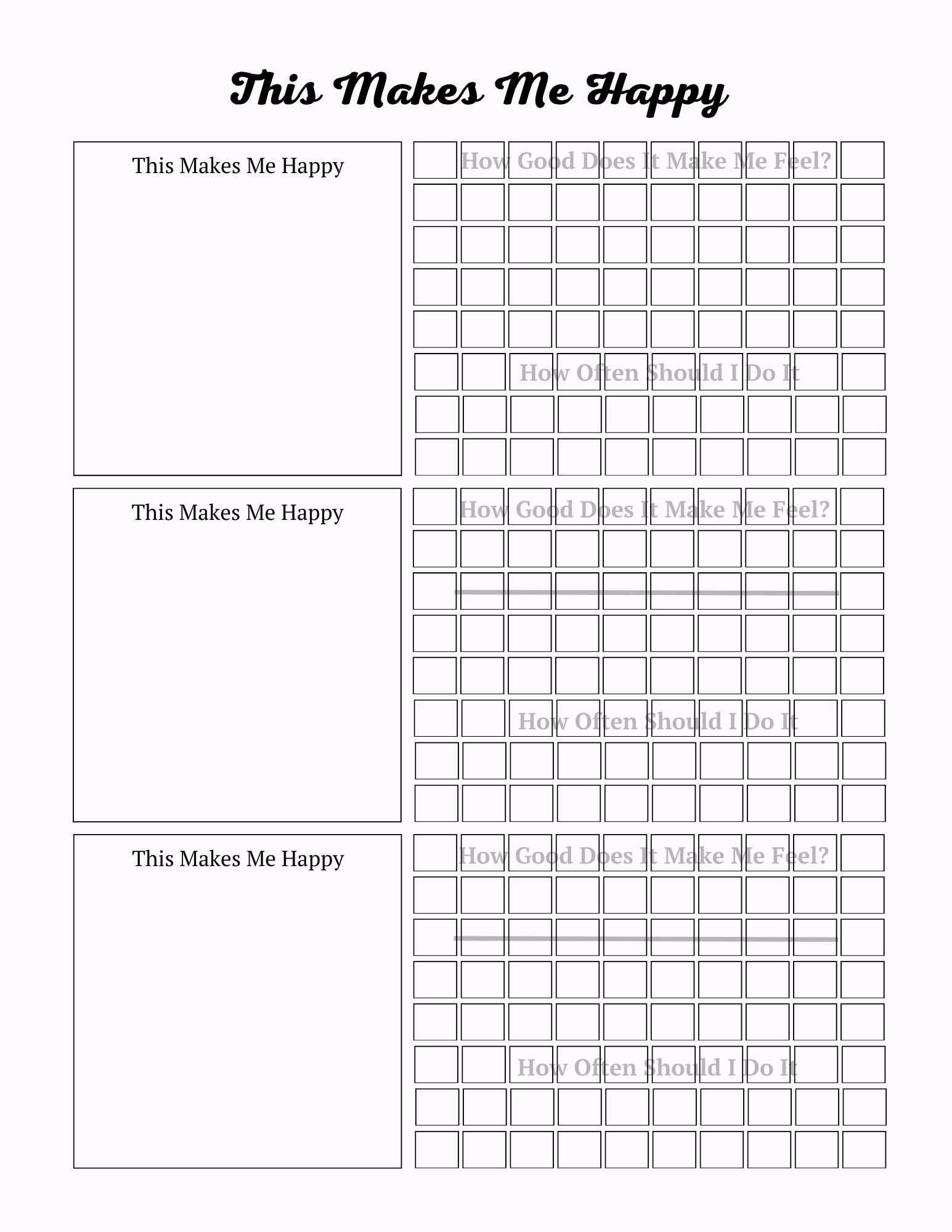 Colorful Self Care Planner