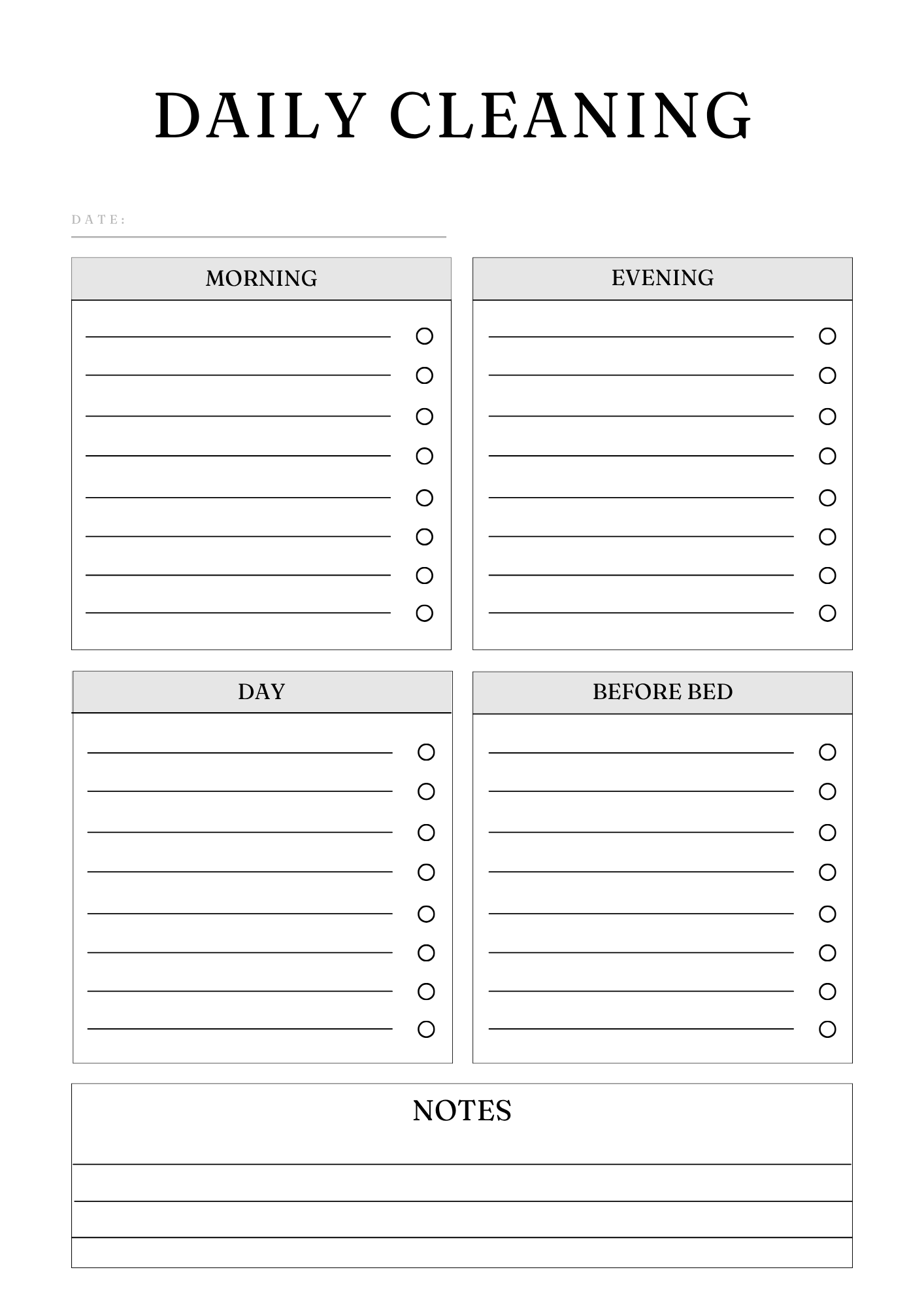 Household Management Planner