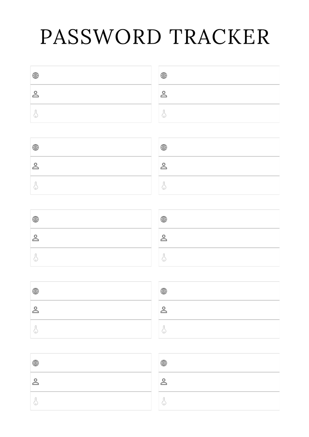 Complete Online Shop Planner