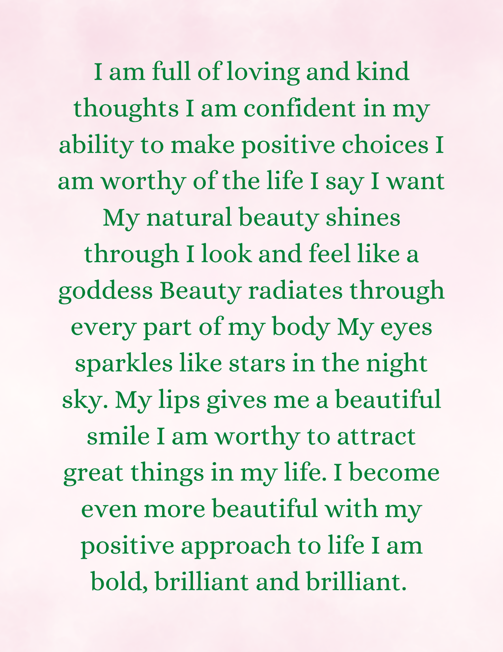 1000 Positive Affirmation for Women
