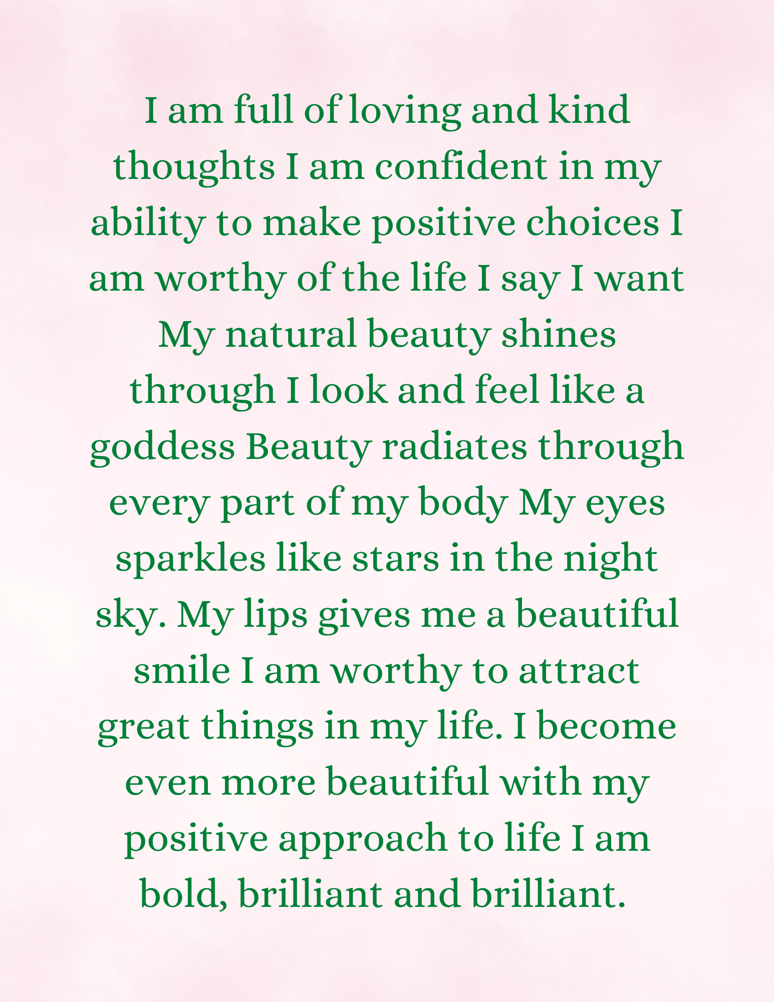 1000 Positive Affirmation for Women