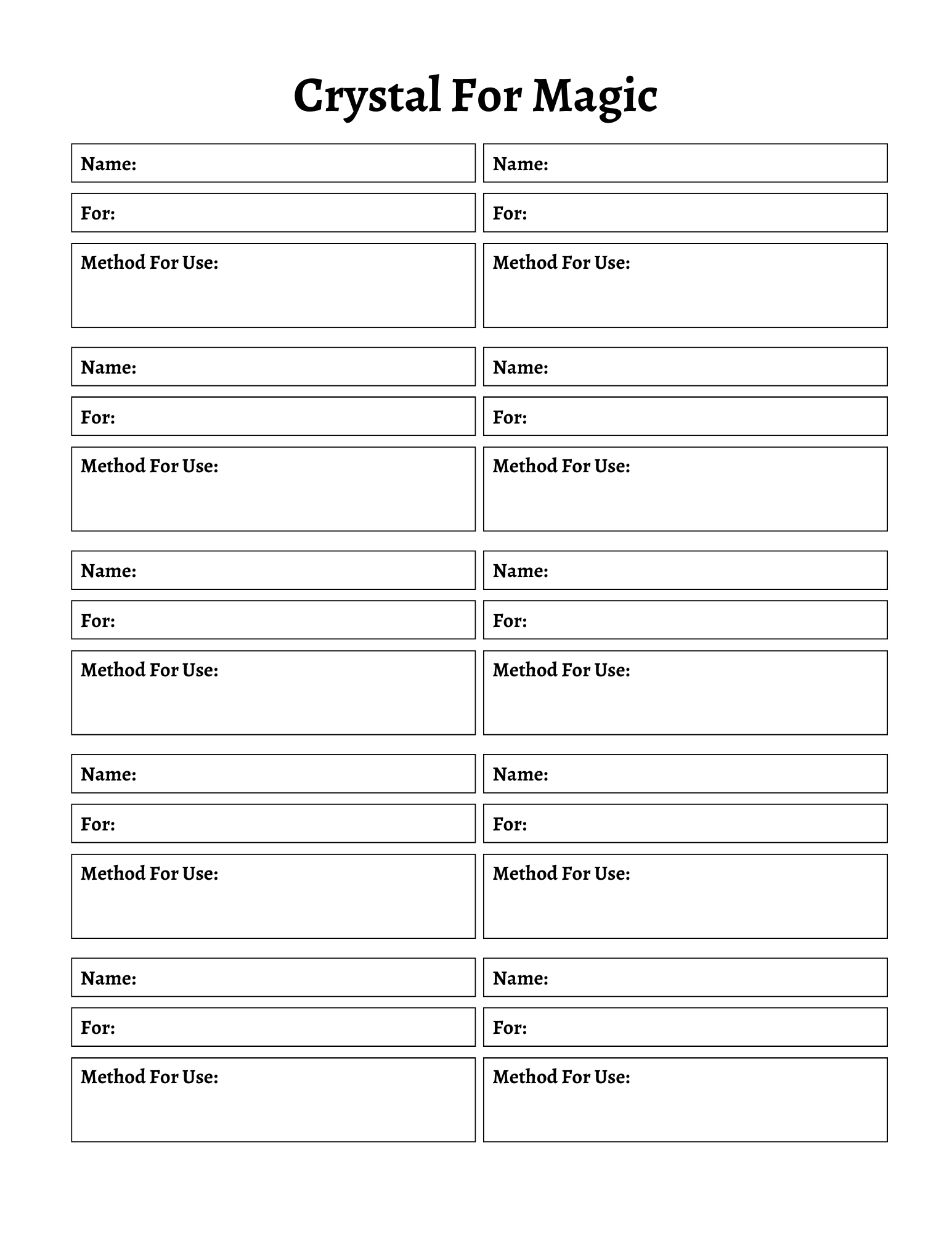 Witchy Planner