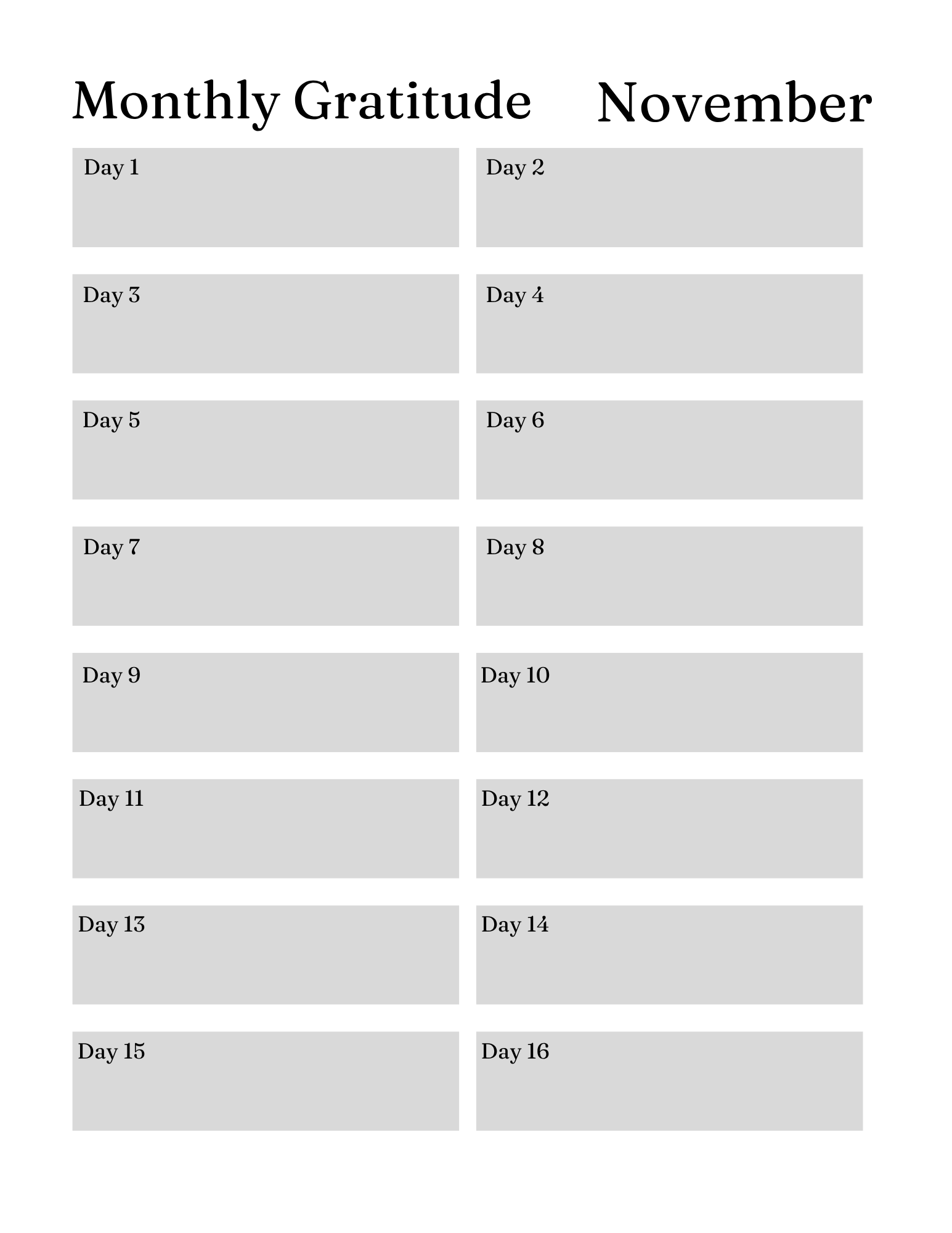 Serenity Prayer Journal