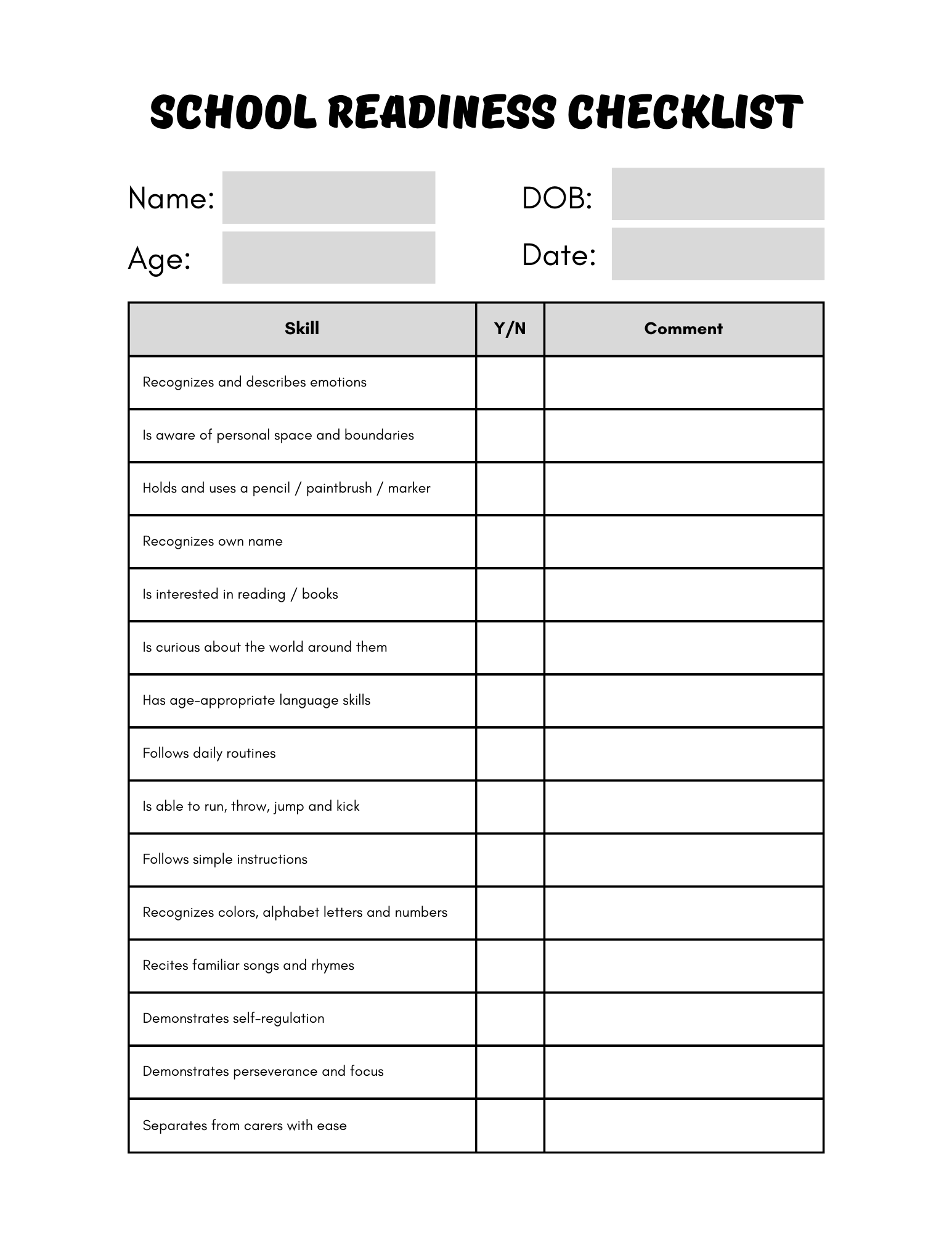 Back -to-school Planner