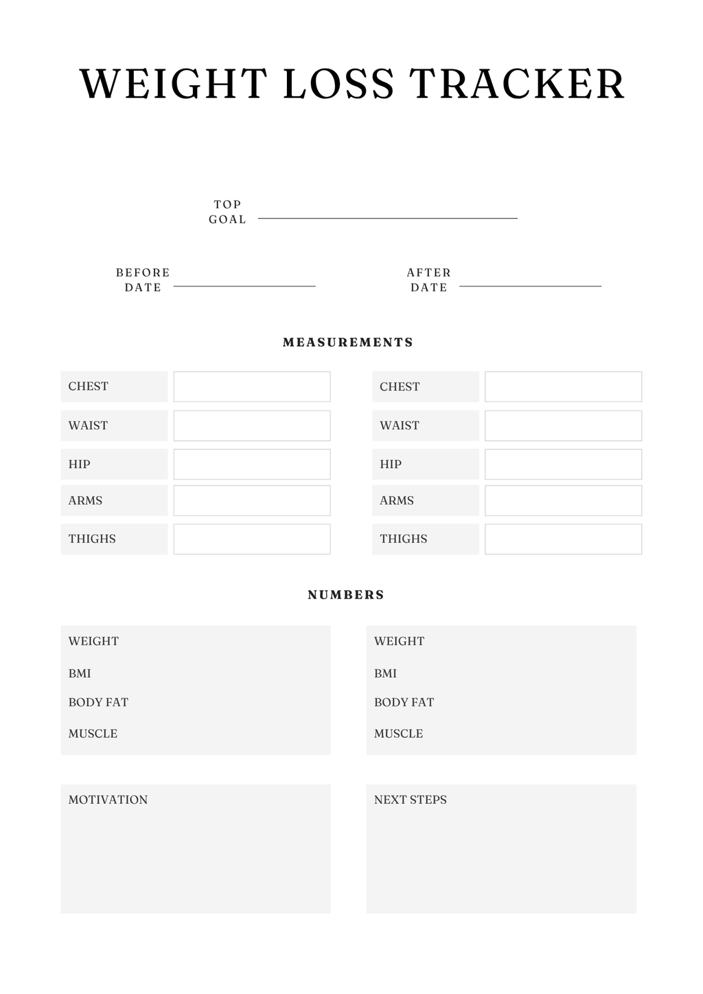 Ultimate Fitness Planner