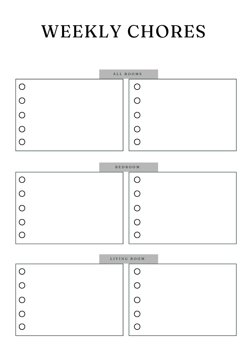 Household Management Planner