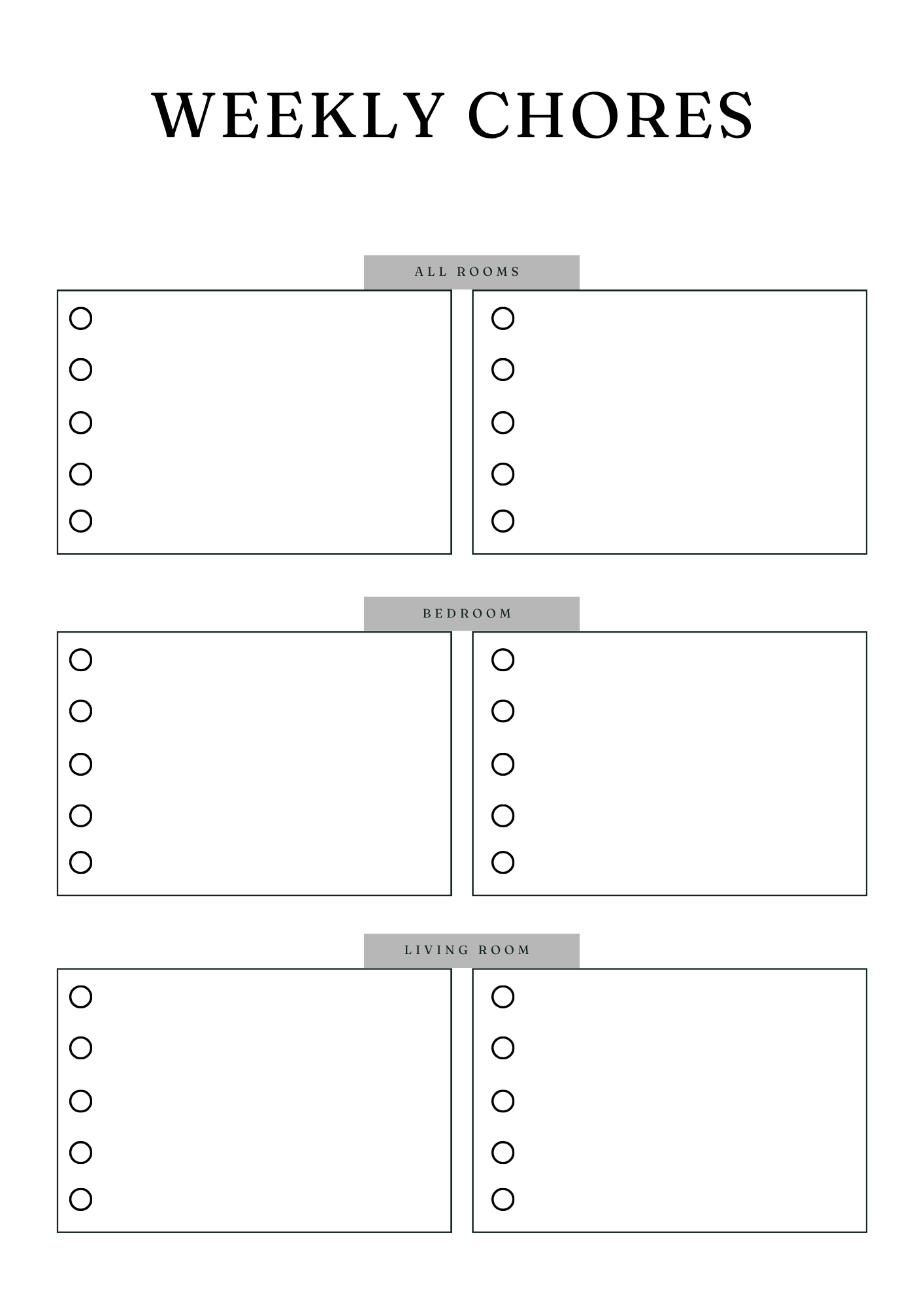 Household Management Planner